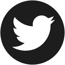 Logo Twitter schwarz-weiss
