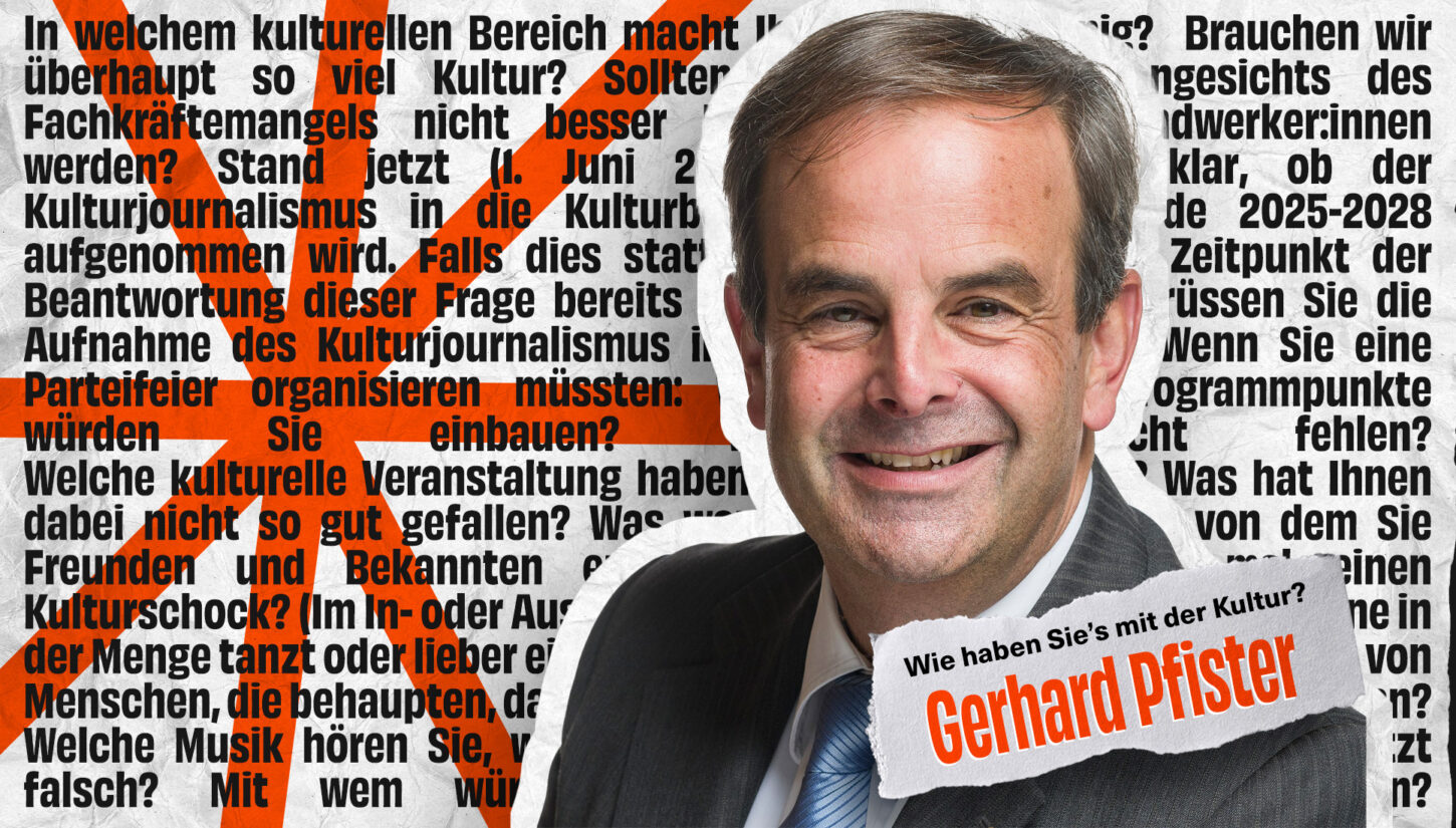 Gerhard Pfister im FRIDA Interview.