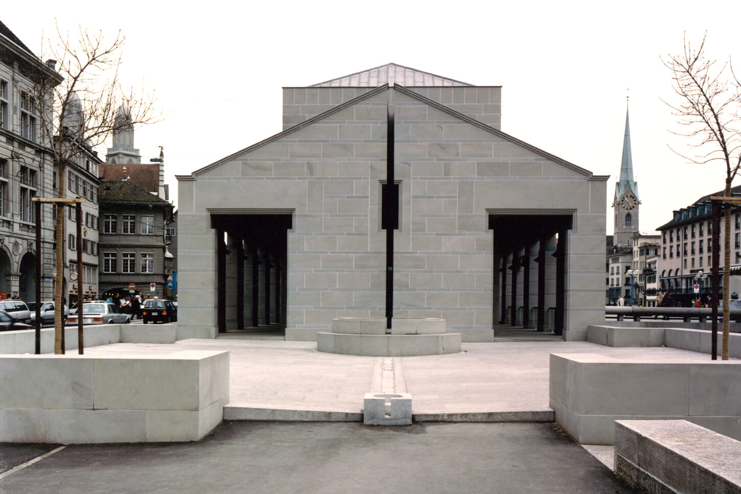 Tilla Theus: Rathauswache der Kantonspolizei, Zürich, 1985-1993, Neubau.