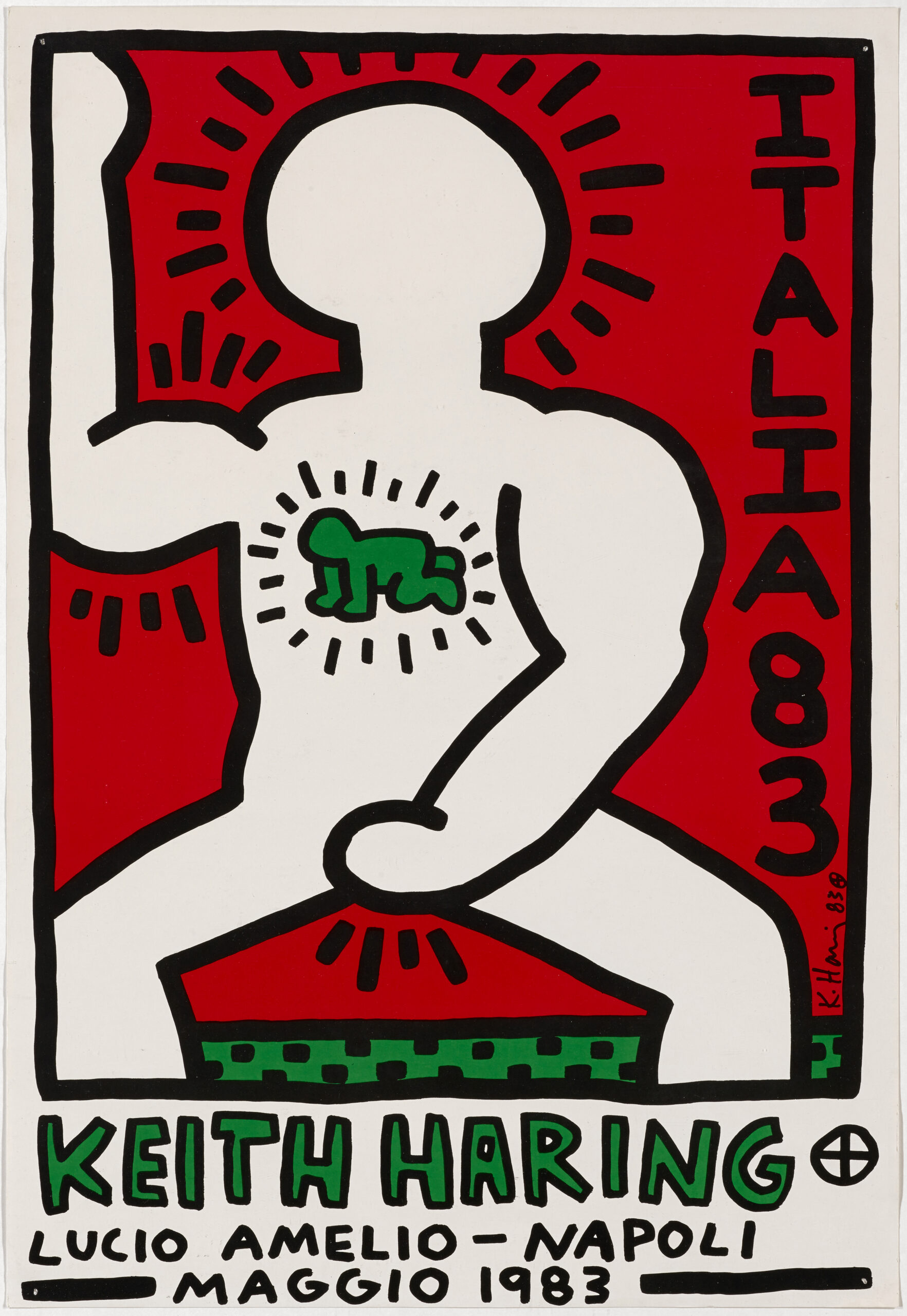 «Message! Italia 83» des amerikanischen Künstlers Keith Haring in der Kolumne von Naomi Gregoris im FRIDA Magazin