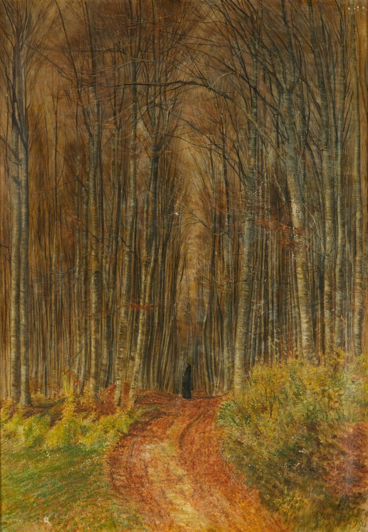 Das Bild «Winterwlad» des Berner Malers Paul Ascan Demme, gemalt 1897, aus der Sammlung des Kunstmuseums Solothurn.